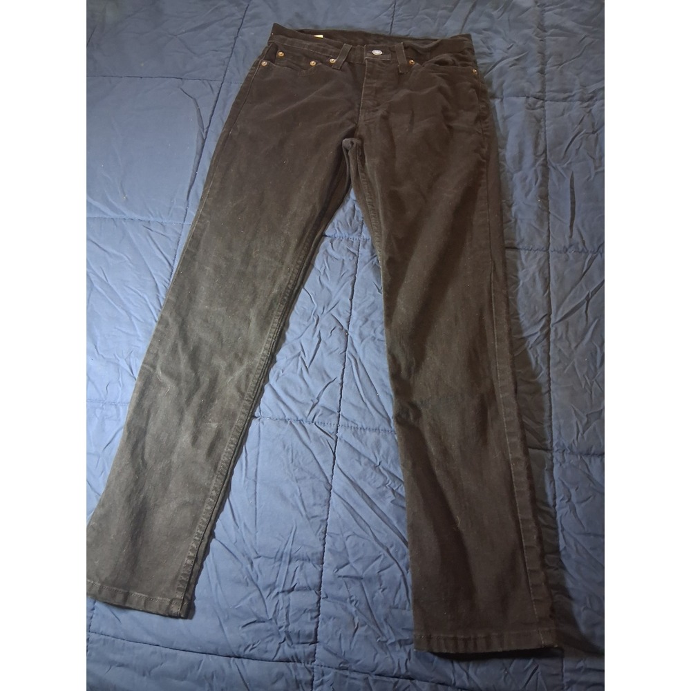 Levi's 511 Slim Fit Black jeans Pants Mens W29 L30 04511-2302